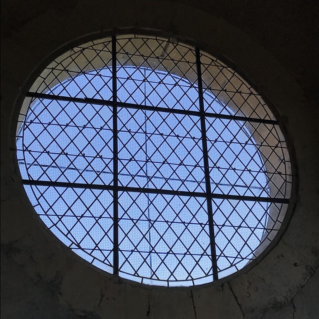 Bruch restauration vitrail losanges