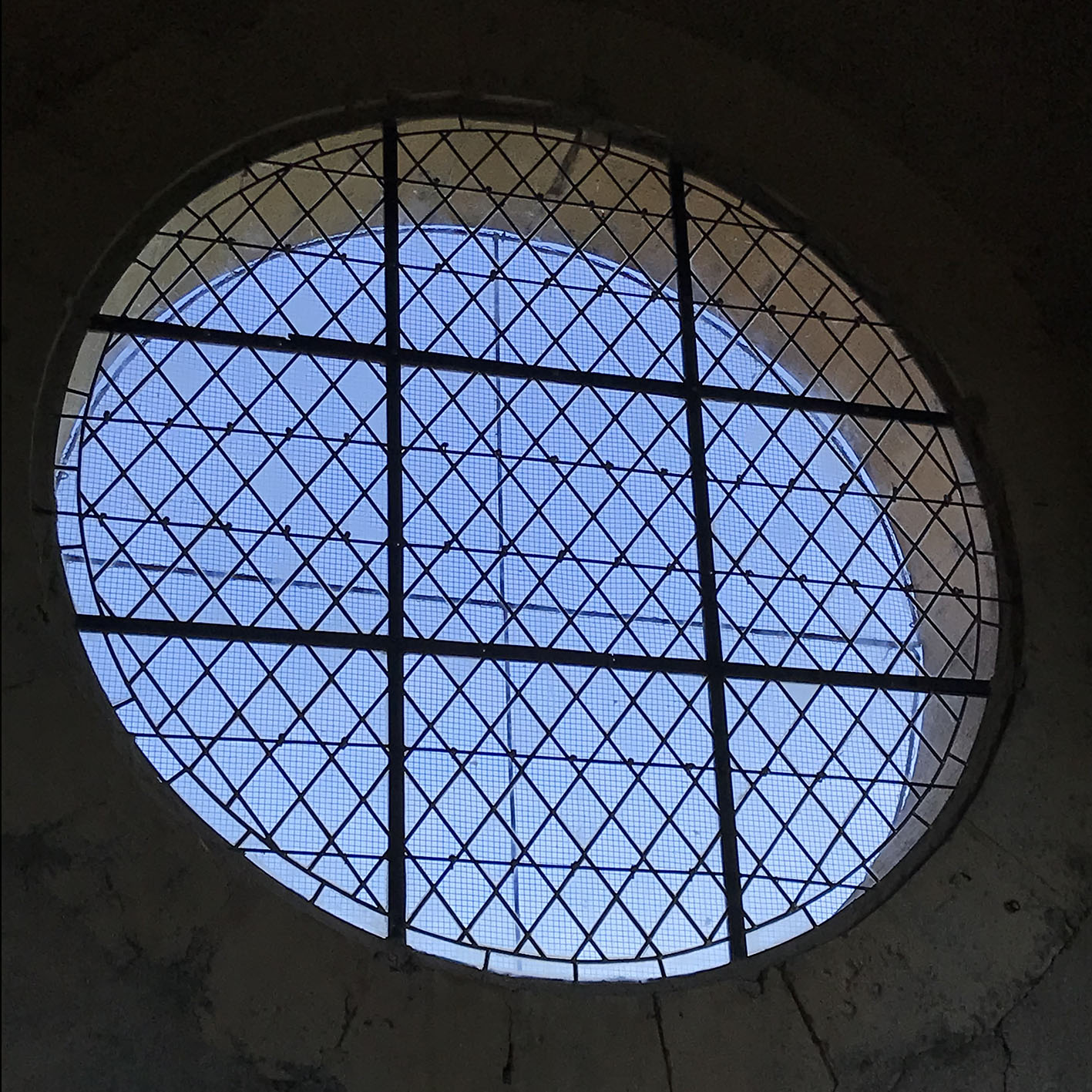 Bruch restauration vitrail losanges