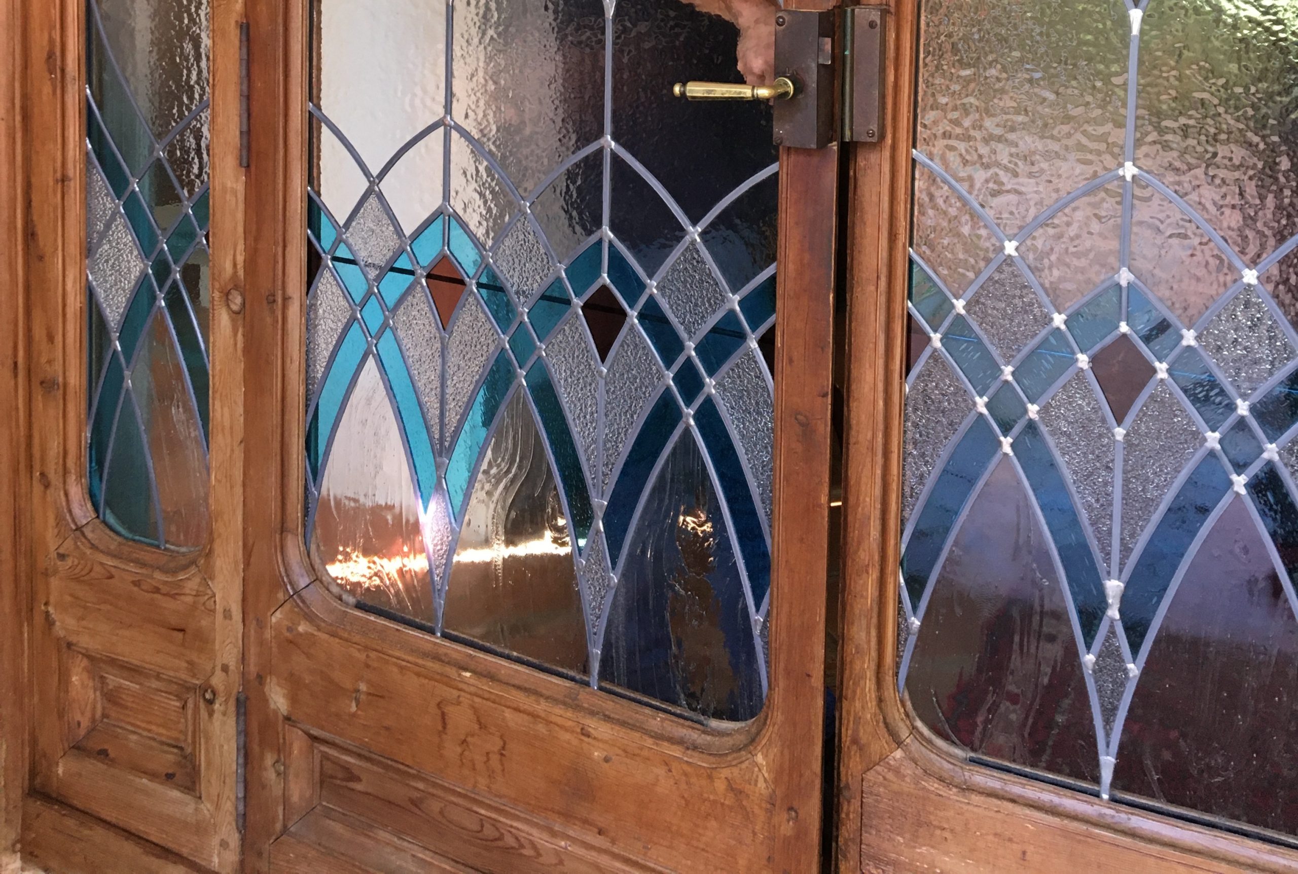 Vitrail Art Deco création Adelie Payen